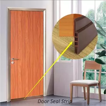 Подметание под дверью, зачистка нижней части двери, уплотнительная полоса, дверной стопор чёрный