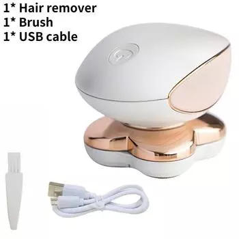 Подмышки Ноги Тело Удалитель волос Электрическая бритва с четырьмя головками для женщин Инструмент для ухода