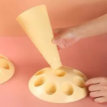 Поднос для демонстрации пищевых продуктов, удобная рамка для имплантации, стойка для проветривания и формирования кремового торта, кухонный инструмент, стойка для кондитерского мешка жёлтый