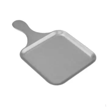 Поднос для десерта, декоративная сервировочная тарелка с ручкой, креативный многоразовый декор, сковорода для гриля 28cmx16cmx1cm