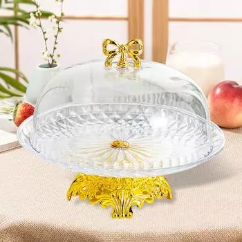 Поднос для десерта, закуски, поднос для демонстрации кексов, конфет, круглая десертная тарелка для коктейлей, чизкейков, пончиков, маффинов шампанского