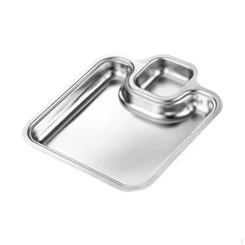 Поднос для еды, контейнер для блюд, дизайн отсека для выпечки, фруктовое блюдо, тарелка для жареного мяса для Silver