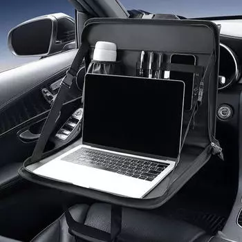 Поднос для еды на руле, автомобильный стол для ноутбука, портативная рабочая многофункциональная задняя часть