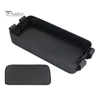 Поднос для еды в коляску с застежками-лентами, водонепроницаемый, легко моется, универсальный, совместимый с подставкой для еды с изолированным подстаканником для тележки Wonderfold Small