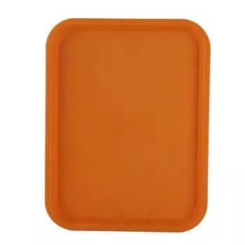 Поднос для фаст-фуда PP прямоугольный толстый нескользящий многоцелевой поднос для еды для ресторана зелёный