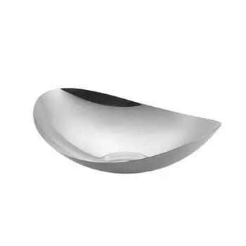 Поднос для фруктов из нержавеющей стали 304, легкая роскошная металлическая бытовая посуда, поднос для фруктов в гостиную, креативное современное место для хранения