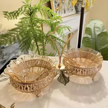 Поднос для фруктов, тарелка для закусок, домашний декор, креативная многофункциональная миска-блюдо для