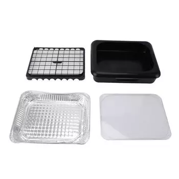 Поднос для хранения и переноски фольги, изолированный, штабелируемый, переносной, алюминиевый поддон для фольги, поднос для фольги L