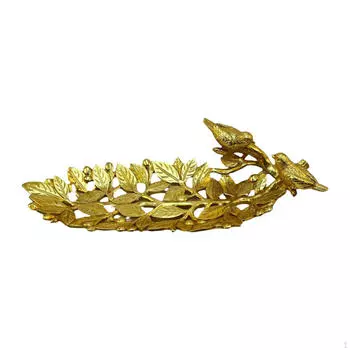 Поднос для хранения птиц из смолы, центральный элемент стола, украшение для дома, художественное оформление, птицы на ветке, украшение, ювелирные изделия