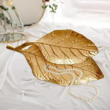 Поднос для хранения ювелирных изделий, держатель для ювелирных изделий, украшение, декоративное блюдо для безделушек 19cmx8cmx1.5cm