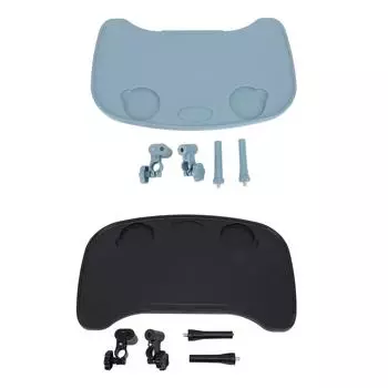 Поднос для инвалидной коляски, съемный, утолщенный, стол для инвалидной коляски, подставка для ног, помощь при приеме пищи, портативная, для инвалидной коляски, Din Grey