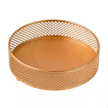 Поднос для косметического макияжа, Органайзер для безделушек для ювелирных изделий, Декоративный туалетный столик для одевания A