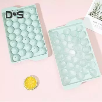 Поднос для кубиков льда круглый безвкусный PP 33 сетки многоразовые формы для коктейлей синий