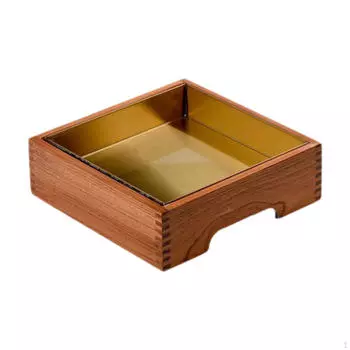 Поднос для льда, деревянная тарелка для морепродуктов, демонстрационная тарелка для холодных закусок, сашими для вечеринок