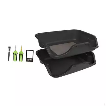 Поднос для обрезки цветов, простой в очистке, универсальный садовый инструмент со сменным экраном 150 микрон 150 Microns Screen