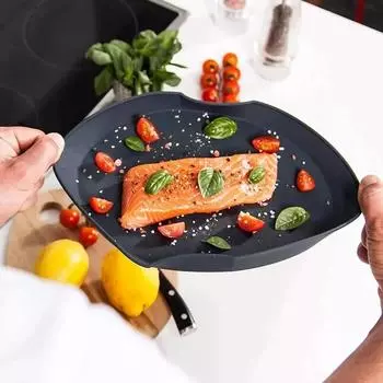Поднос для пароварки Thermomix TM5/TM6/TM31 из силикона Поднос для приготовления рыбы на пару для пароварки Varoma Термостойкий подогреватель пищи Кухонный аксессуар