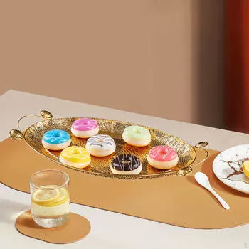 Поднос для подачи закусок и десертов дома или на мероприятиях 47cmx26.5cmx5cm