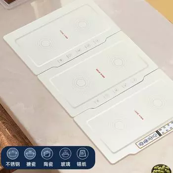 Поднос для подогрева пищи, 10 передач, многофункциональная пищевая изоляционная плита, складная бытовая электрическая нагревательная плита для подогрева пищи, вилка CN CN