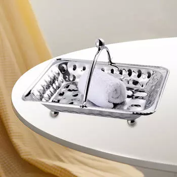 Поднос для полотенец из нержавеющей стали, подносы для салфеток, нержавеющие, с ручкой, многоцелевое хранение