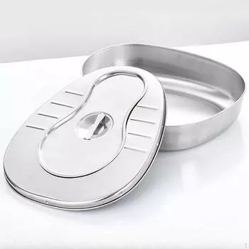 Поднос для пожилых людей, контейнер для мочи, гладкий, прочный, утолщенный, прикроватный комод, многоцелевые туалеты without Cover