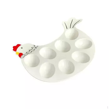 Поднос для яиц с пряностями, тарелка, контейнер для ресторана, пасхальные керамические десерты