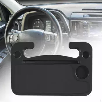Поднос для рулевого управления автомобиля, дорожные аксессуары, удобные для письма с креплением для ноутбука