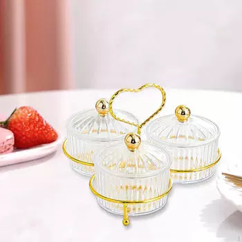 Поднос для сервировки блюд с отделениями 3 Grid