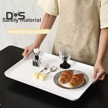 Поднос для сервировки, прямоугольные подносы для овощей и фруктов, для закусок, десертов, печенья, сыра, пластиковые подносы, большие подносы для еды без содержания бисфенола А, праздничные атрибуты S