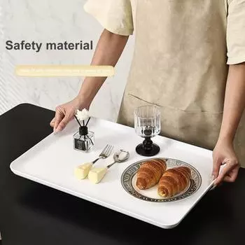 Поднос для сервировки, прямоугольные подносы для овощей и фруктов, для закусок, десертов, печенья, сыра, пластиковые подносы, большие подносы для еды без содержания бисфенола А, праздничные атрибуты S