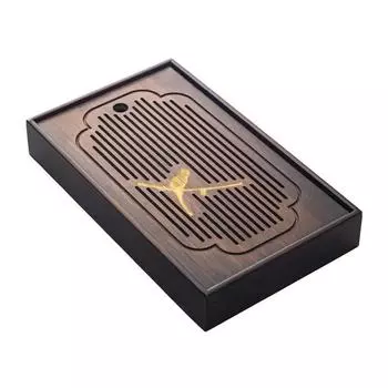 Поднос для сервировки стола, винтажный креативный многоярусный скандинавский поднос для чая, китайское маленькое плато Гун-фу, декоративные аксессуары для чая 38X23X6CM