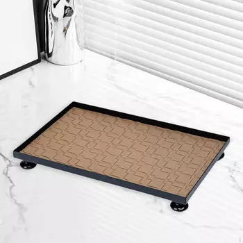 Поднос для сервировки, туалетный столик, свечная тарелка, косметика для столовой, кухни, мероприятий S