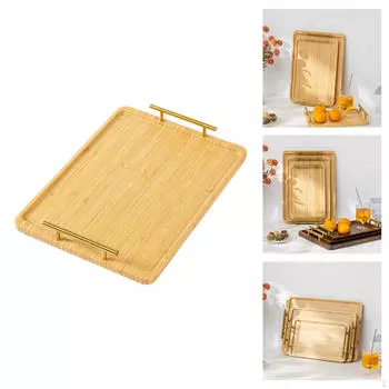 Поднос для сервировки, украшение для ванной комнаты, прямоугольный, для кафе, ювелирных изделий, баров, закусочных в отелях S