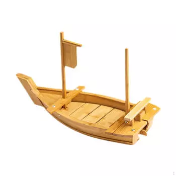 Поднос для сервировки в форме лодки, декоративный, прочный, многоцелевой, японское блюдо для суши, блюдо для сашими для