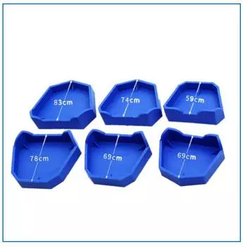 Поднос для стоматологической гипсовой модели, пластиковая основа, формы для инструментов, слепочная ложка S/M/L each one