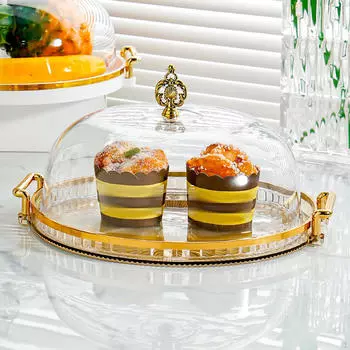 Поднос для торта, десертная тарелка, держатель для еды, стол, центральная часть, блюдо для печенья, кондитерские изделия для свадьбы янтарь