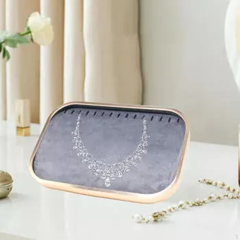 Поднос для украшений для женщин, поднос для демонстрации, металлический ящик для хранения, продажа в магазине Style F