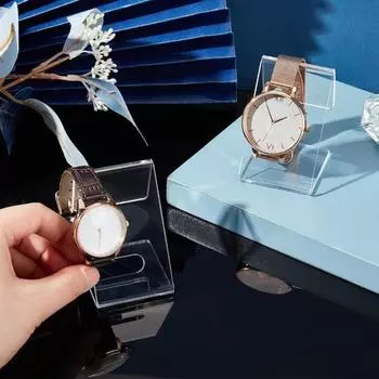 Поднос для ювелирных изделий, прозрачный держатель для браслета, однотонный браслет, органайзер для хранения ювелирных изделий
