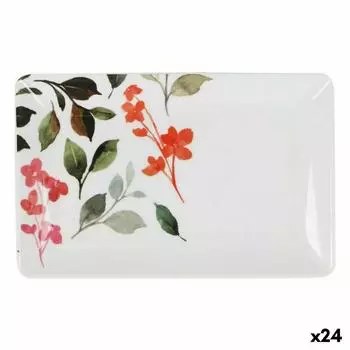 Поднос для закусок La Mediterrnea Petunia Shiny Melamine 20 x 13 x 1,5 см (24 единицы) TU