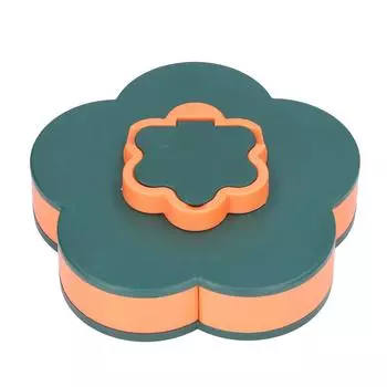 Поднос для закусок, многофункциональный, большой емкости, в форме цветка, контейнер для подачи орехов и конфет для дома