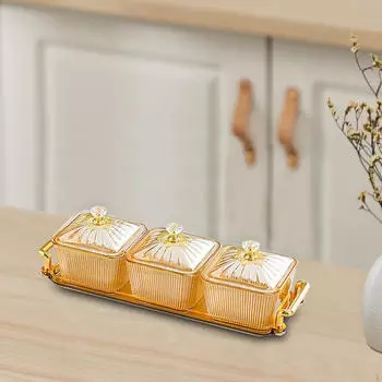 Поднос для закусок, пластик, крышка лотка для сухофруктов, пластик, поднос для закусок, сервировка закусок для обеда Amber