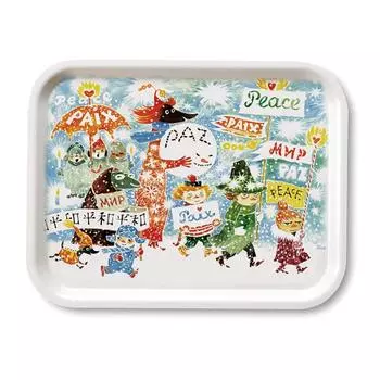 Поднос MOOMIN S-образный OPD060002 белый