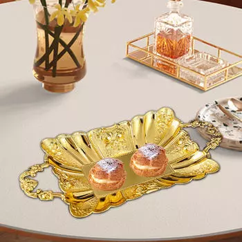 Поднос с фруктами Европейская табличка Центральная часть Центральная часть Торт Паттер Поднос для золотой