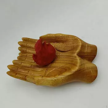 Поднос с изображением руки Будды, многофункциональная статуэтка для домашнего офиса, украшения дома