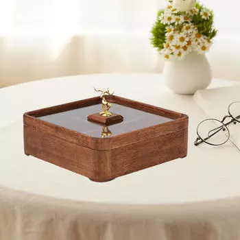 Поднос с крышкой для закусок и угощений, сервировочное блюдо с сухофруктами 4 grids with lid