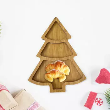 Поднос с закусками и десертами в виде рождественской елки Style A