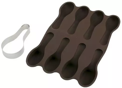 Поднос силиконовый KAI easy hors TOKYO sweets Ложечка 8-предметный d oeuvre DL-6059