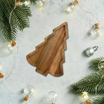 Подносы из дерева Доски для колбасных изделий Рога оленя Форма елки Сервировочное блюдо для десертов Сырные закуски Фруктовые закуски Подносы для тортов и десертов 1