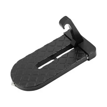 Подножка для двери автомобиля, универсальный канал для крыши, складная подножка из алюминиевого сплава, подходит для большинства автомобилей, внедорожников и грузовиков One Size чёрный