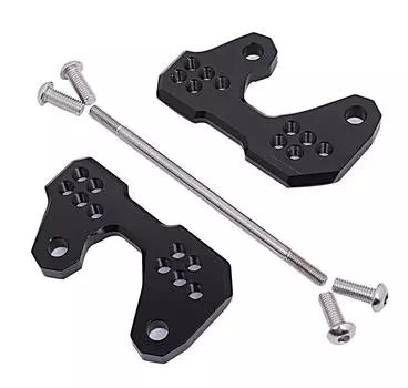 подножка для мотоцикла Yamaha, 5-позиционная, алюминиевая, обработанная, черная, J z чёрный