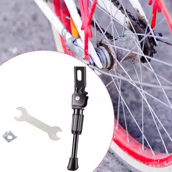 Подножка для велосипеда, детский держатель для подножки велосипеда, сменный, нескользящий, крепление сзади, утюг для улицы 20 in чёрный